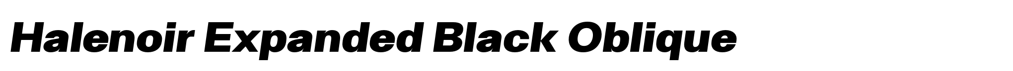 Halenoir Expanded Black Oblique image